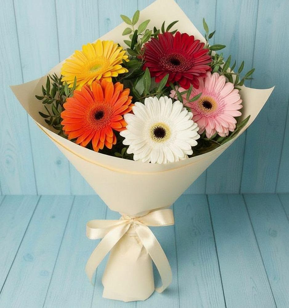 Букет цветов из: Герберы в Нурма