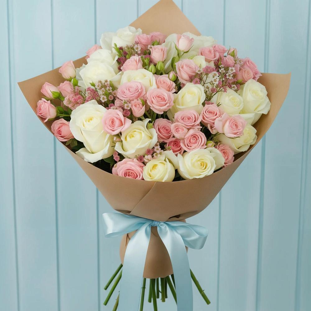 Букет цветов из: Розы в Нурма