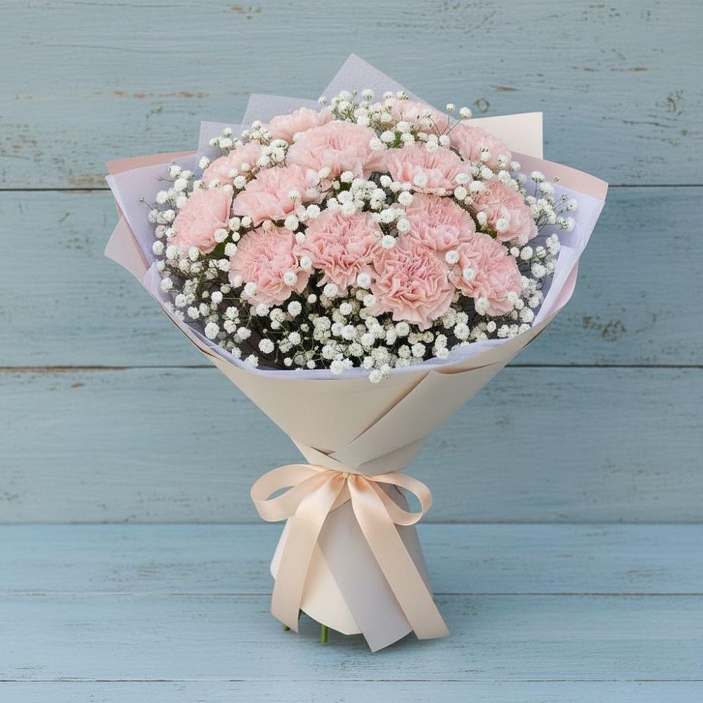 Букет цветов из: Гвоздики в Нурма