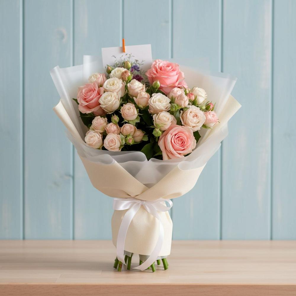 Букет цветов из: Розы в Нурма