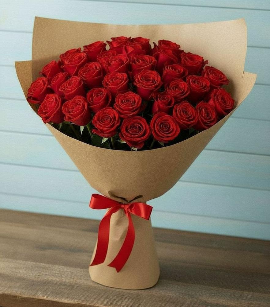 Букет Красные розы Милано в Нурма
