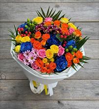 Букет цветов из:  Розы и Хризантемы в Нурма