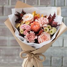 Букет цветов из:  Гвоздики, Хризантемы и Розы #REPLACE_PRED# Нурма