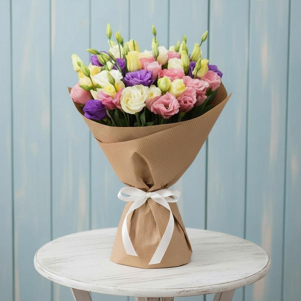 Букет цветов из: Лизиантусы в Нурма