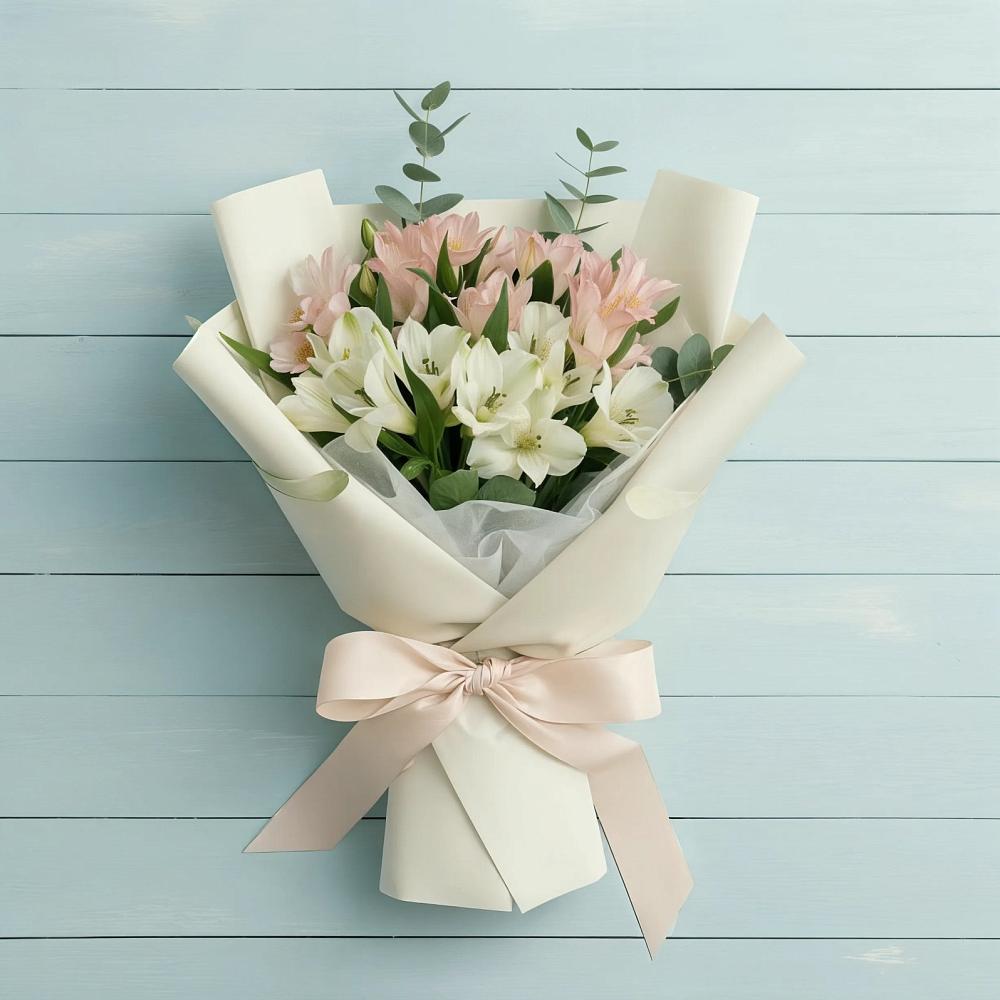 Букет цветов из: Альстромерии в Нурма