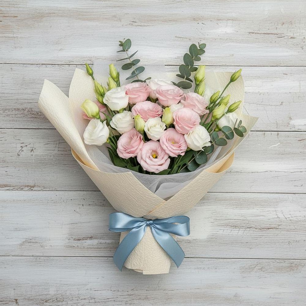 Букет цветов из: Лизиантусы в Нурма